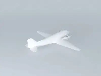 DC 3 at LAX Free 3D model