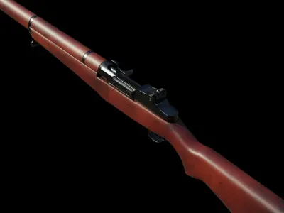 M1 Garand Free low-poly 3D model