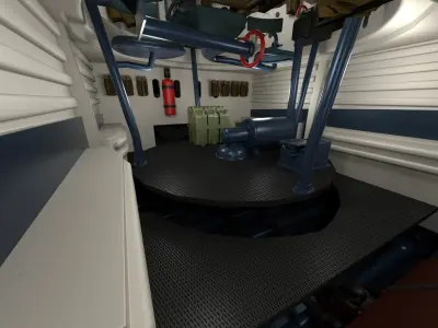 Fully built Panzer Tiger Tank Late 1944 v1 w interior and engine 3D model