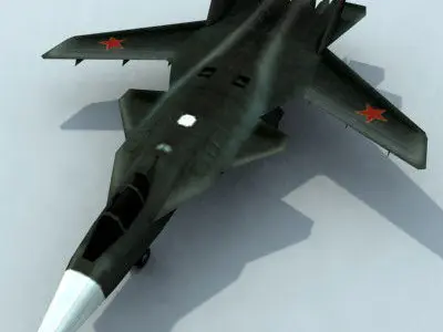 S37 Berkut Low-poly 3D model