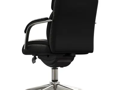 sutherland quilted leather office 3D model