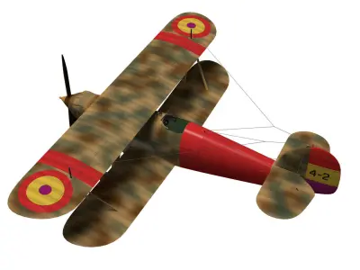 hawker fury 3D model