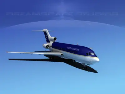 Boeing 727-100 Executive 3D model