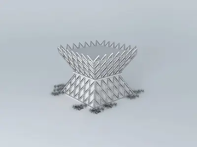 romania int expo pavilion 3D model