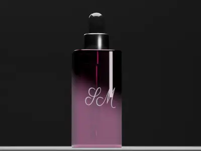 Essence Dropper Bottle 3D Model 3D model