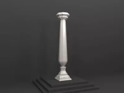 Ornament column Free 3D model