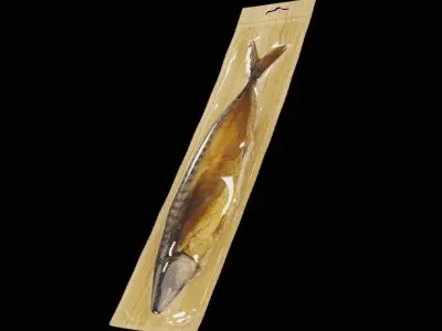 Mackerel Smoked 3D model
