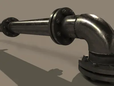 Pipe Manifold 3 3D model