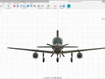 A-29 Super Tucano Low-poly 3D model