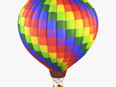 Hot Air Balloon v 1 3D model