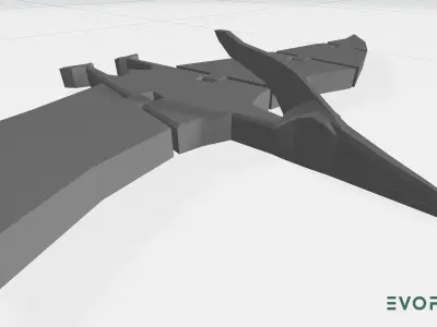 Articulated Pteranodon Free 3D print model