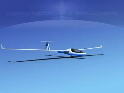 Glaser-Dirks DG-300 Glider V09 3D model
