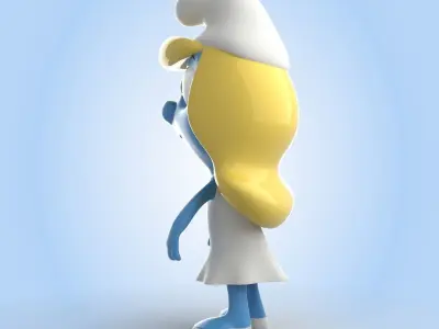 Smurfette  3D model