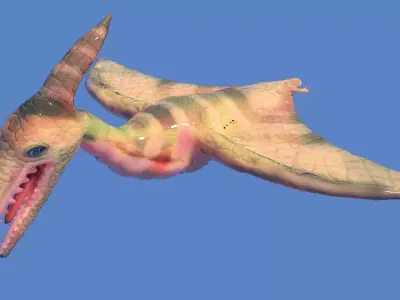 pteranodon dinosaur 3D model