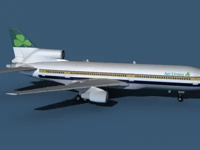 Lockheed L-1011-50 Aer Lingus 2 3D model