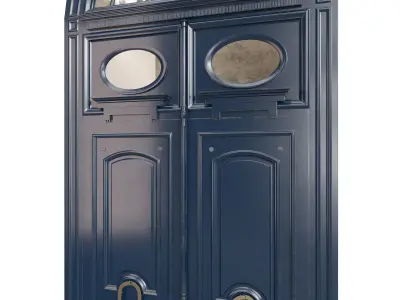 Entrance classic door 94 3D model