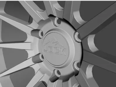 WHEEL BASED on LOCK OFFROAD BAJA 3D model