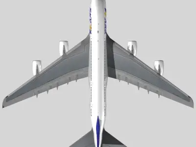Airbus A-380 Skymark Airlines 3D model