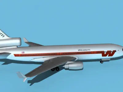 McDonnell Douglas MD-11 Western 3D model