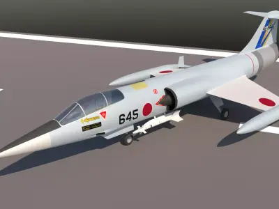 F-104J Starfighter 3D model