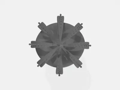 Crown king mesh 3D model