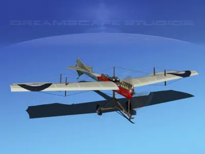 Antoinette Monoplane V02 3D model