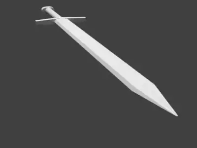 Colection of swords Free low-poly 3D model
