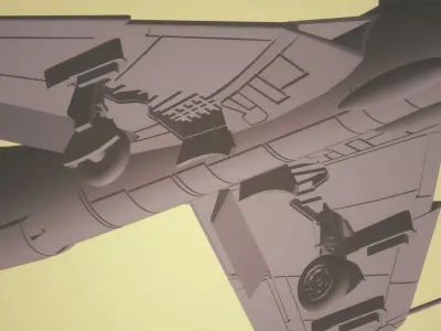 HAWKER HUNTER MK-56 1-72 SCALE HIGHLY DETAILED MODEL 3D print model