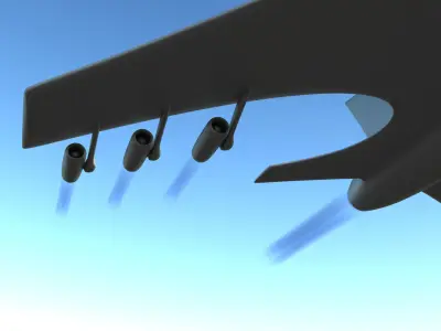 Aircraft Concept 3D model