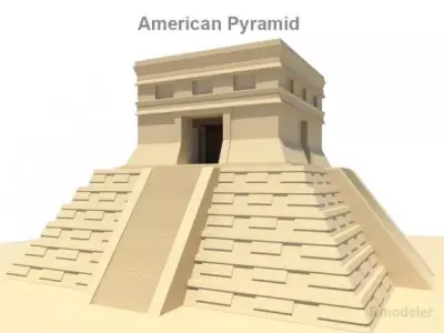 American pyramid 3D model