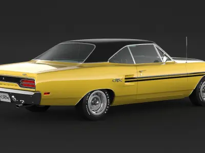 1970 Plymouth GTX 3D model