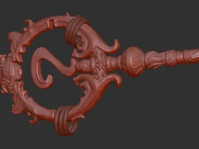 The Riddler Staff From DC 3D STL Model 3D print model