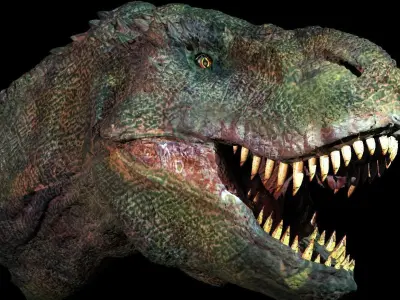 T Rex Head Sculpture 2  3D model