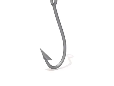  Fishing Hook 3D model