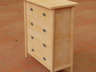 Chest of Drawers Free 3D model get