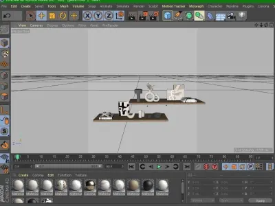 shelves with decor boho decor Free 3D model