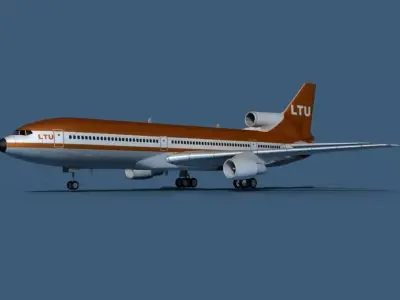 Lockheed L-1011-50 LTU 3D model