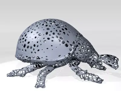 Ladybird Voronoi 3D model
