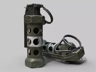 M84 flash and sound grenade 3D model