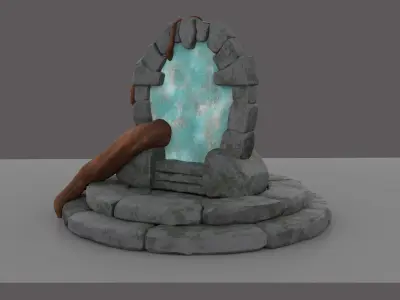 StoneGate Sifi SiFiStoneGate Low-poly 3D model