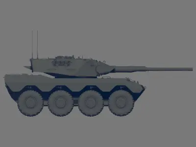 Radkampfwagen 90 3D model
