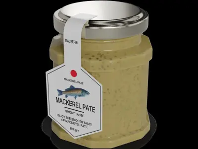 Fish spreads and pates Mackerel Pate 3D model
