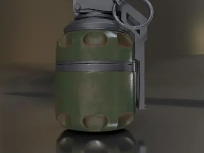 GRENADE MODEL military Free low-poly 3D model