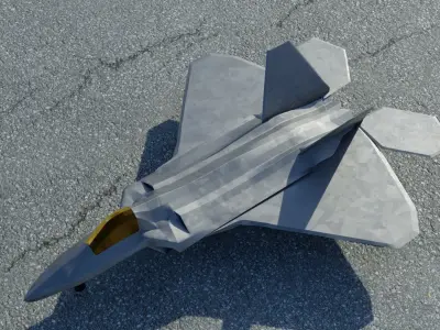 Modern Fighter Jet 3D model