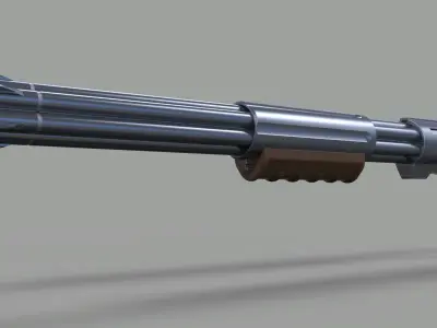 Rifle from the movir movie Rest In Peace Department 3D model