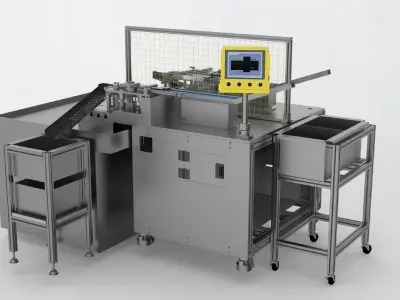 Loading and unloading machine 3D model