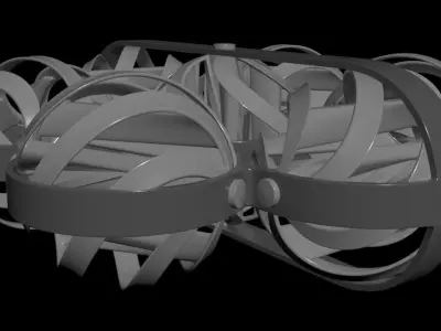 Cyclotronic Lifter - Symphony of Symmetry - Concept 3D model