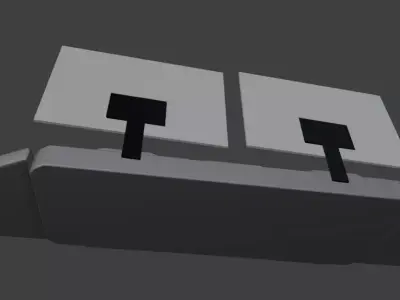 Sci fi Display Console 3D model