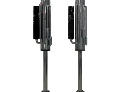 off road racing shocks 3D model