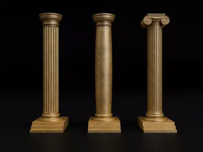Antique Column 3D model